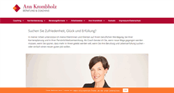 Desktop Screenshot of ann-krombholz.de
