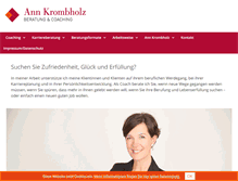 Tablet Screenshot of ann-krombholz.de